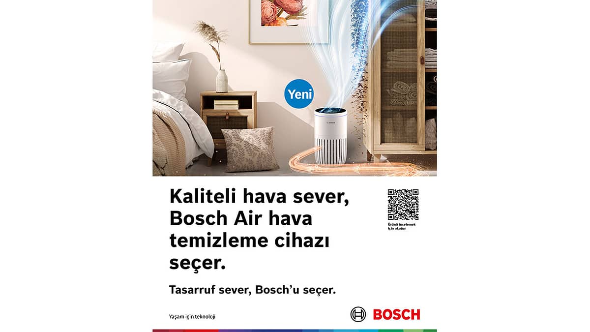 Bosch Termoteknoloji Ürün Ailesi Hava Temizleme Cihazı ile Genişliyor