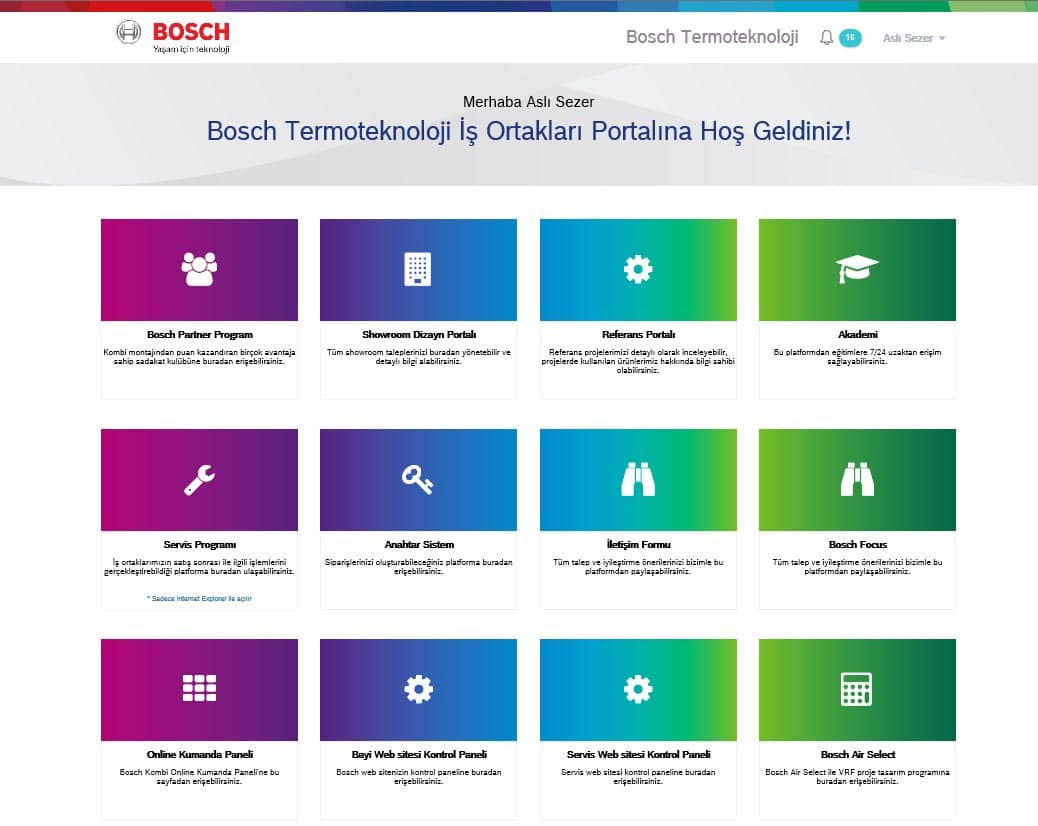 Bosch Termoteknik tüm dijital platformlarını bir arada topladığı iş ortakları portalını yayına aldı!