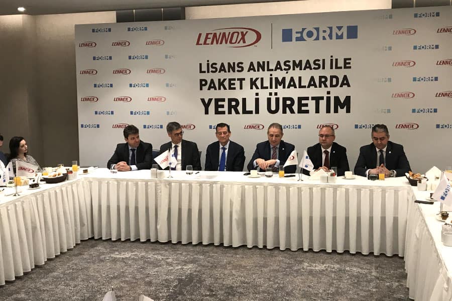 Form Şirketler Grubu ve Lennox İzmir’de Üretim Yapacak