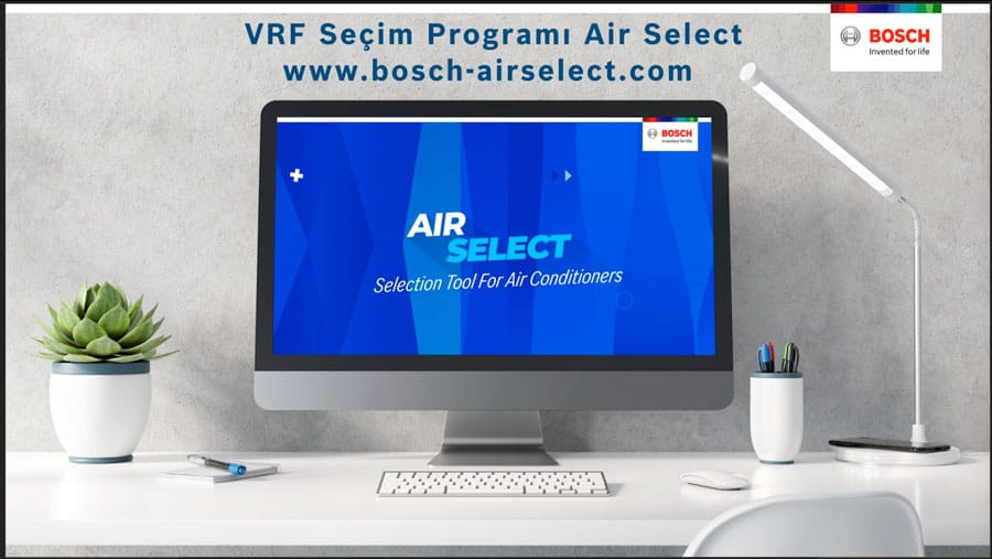 Bosch Termoteknoloji’nin Yeni Air Flux Web Sitesinden, VRF Seçim Programı “AirSelect”e Kolay Erişim