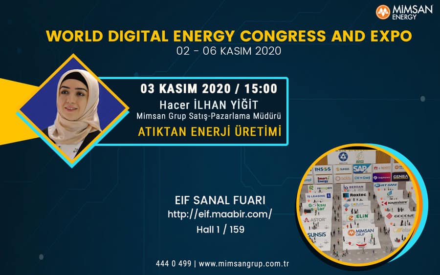 MİMSAN, EIF Dünya Enerji Kongresi’nde  Atıktan Enerji Çözümlerini Anlatacak