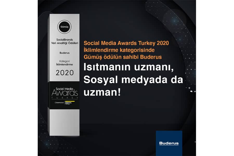Social Media Awards’tan Buderus’a Ödül