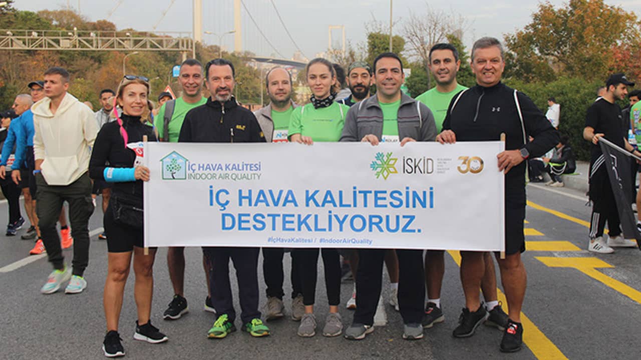 İSKİD “İÇ HAVA KALİTESİ” ‘nin Önemine Dikkat Çekmek İçin 44. İstanbul Maratonu’ndaydı